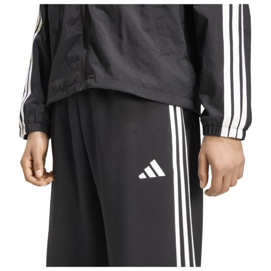 Adidas Ανδρικό παντελόνι φόρμας Essentials 3-Stripes Loose Fleece Open Hem Pants